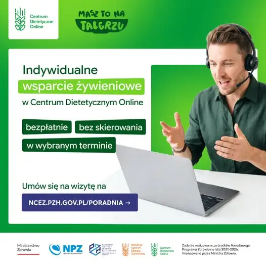 Bezpłatne porady dietetyczne online – nowa platforma Centrum Dietetyczne Online